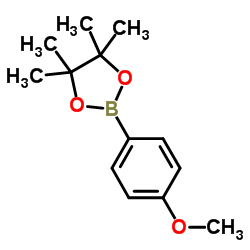 4-Methoxyphenylboronic Acid Pinacol Ester Structure