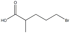 5-bromo-2-methylpentanoic acid Structure