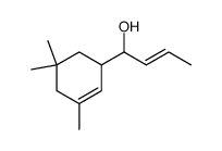 1-(3,5,5-trimethylcyclohex-2-en-1-yl)but-2-en-1-ol结构式