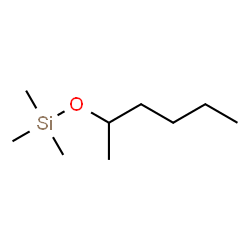 Trimethyl[(1-methylpentyl)oxy]silane结构式