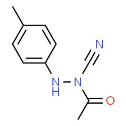 Acetic acid,1-cyano-2-(4-methylphenyl)hydrazide结构式