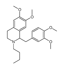 2-butyl-1-[(3,4-dimethoxyphenyl)methyl]-6,7-dimethoxy-3,4-dihydro-1H-isoquinoline Structure