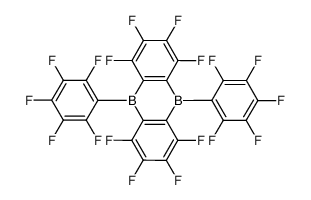 9,10-bis(pentafluorophenyl)perfluoro-9,10-diboraanthracene Structure