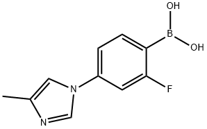 2-Fluoro-4-(4-methylimidazol-1-yl)phenylboronic acid picture