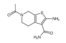 6-acetyl-2-amino-4,5,6,7-tetrahydrothieno[2,3-c]pyridine-3-carboxamide picture