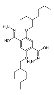 2,5-bis(2-ethylhexoxy)benzene-1,4-dicarbohydrazide Structure