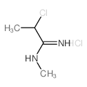 Propanimidamide,2-chloro-N-methyl-, hydrochloride (1:1) picture