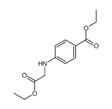 ethyl 4-[(2-ethoxy-2-oxoethyl)amino]benzoate结构式