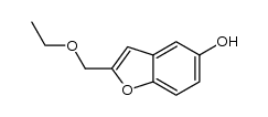 2-(ethoxymethyl)benzofuran-5-ol Structure