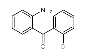 (2-氨基苯基)(2-氯苯基)甲酮结构式