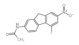 Acetamide,N-(5-fluoro-7-nitro-9H-fluoren-2-yl)- structure