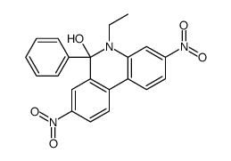 5-ETHYL-5 6-DIHYDRO-3 8-DINITRO-6-PHENY& structure