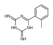 1,3,5-TRIAZINE-2,4-DIAMINE, 6-(2-METHYLPHENYL)- Structure