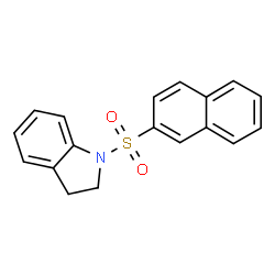 (2-NAPHTHYLSULFONYL)INDOLINE structure