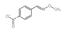 Benzaldehyde, 4-nitro-, O-methyloxime structure