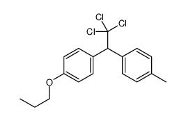 1-methyl-4-[2,2,2-trichloro-1-(4-propoxyphenyl)ethyl]benzene Structure