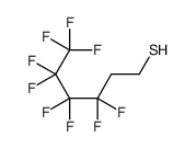 3,3,4,4,5,5,6,6,6-九氟-1-己硫醇结构式