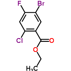 Ethyl 5-bromo-2-chloro-4-fluorobenzoate Structure