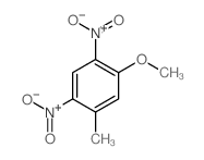 Benzene,1-methoxy-5-methyl-2,4-dinitro-结构式