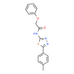 2-phenoxy-N-(5-(p-tolyl)-1,3,4-thiadiazol-2-yl)acetamide picture