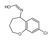 N-(8-chloro-2,3,4,5-tetrahydro-1-benzoxepin-5-yl)formamide结构式