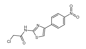 2-chloro-N-(4-(4-nitrophenyl)thiazol-2-yl)acetamide Structure