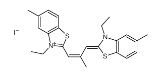 3-ethyl-2-[3-(3-ethyl-5-methyl-3H-benzothiazol-2-ylidene)-2-methylprop-1-enyl]-5-methylbenzothiazolium iodide picture