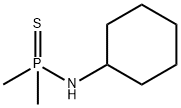 Phosphinothioic amide, N-cyclohexyl-P,P-dimethyl-结构式