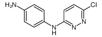 N-(6-Chloro-3-pyridazinyl)-1,4-benzenediamine Structure