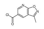 3-methyl-[1,2]oxazolo[5,4-b]pyridine-5-carbonyl chloride Structure