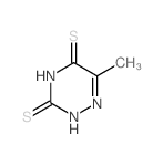 6-methyl-2H-1,2,4-triazine-3,5-dithione结构式