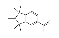 1-(2,3-dihydro-1,1,2,3,3-pentamethyl-1H-inden-5-yl)ethan-1-one Structure