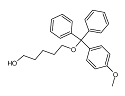 5-((4-methoxyphenyl)diphenylmethoxy)pentan-1-ol Structure