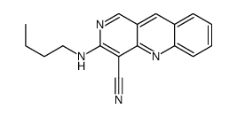 3-(butylamino)benzo[b][1,6]naphthyridine-4-carbonitrile Structure