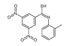 N-(2-methylphenyl)-3,5-dinitrobenzenecarbothioamide Structure