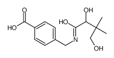 4-[[(2,4-dihydroxy-3,3-dimethylbutanoyl)amino]methyl]benzoic acid Structure