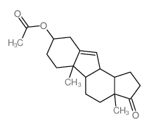 (3a,5b-dimethyl-3-oxo-2,4,5,5a,6,7,8,9,10a,10b-decahydro-1H-cyclopenta[a]fluoren-8-yl) acetate结构式