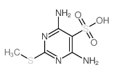 4,6-diamino-2-methylsulfanyl-pyrimidine-5-sulfonic acid picture