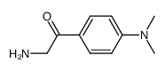 2-amino-1-(4-dimethylamino-phenyl)-ethanone结构式