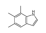 5,6,7-Trimethyl-1H-indole结构式