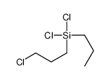 N-PROPYL(3-CHLOROPROPYL)DICHLOROSILANE结构式