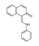 (Z)-1-((phenylamino)methylene)naphthalen-2-one结构式