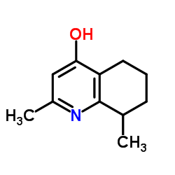 2,8-Dimethyl-5,6,7,8-tetrahydro-4-quinolinol Structure