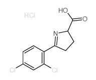 5-(2,4-dichlorophenyl)-3,4-dihydro-2H-pyrrole-2-carboxylic acid Structure