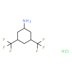 3,5-BIS(TRIFLUOROMETHYL)CYCLOHEXANAMINE Structure