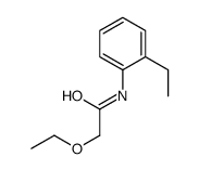 Acetamide, 2-ethoxy-N-(2-ethylphenyl)- (9CI)结构式