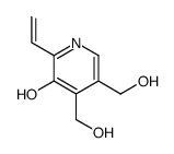 2-ethenyl-4,5-bis(hydroxymethyl)pyridin-3-ol结构式