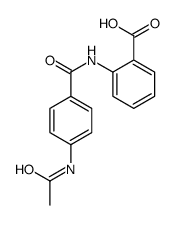 2-[(4-acetamidobenzoyl)amino]benzoic acid结构式