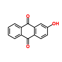 2-HYDROXYANTHRAQUINONE Structure