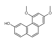 5,7-Dimethoxy-3-hydroxyphenanthrene结构式